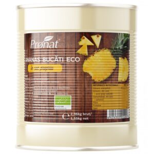 Ananas bucati bio in suc propriu 2.96kg Pronat