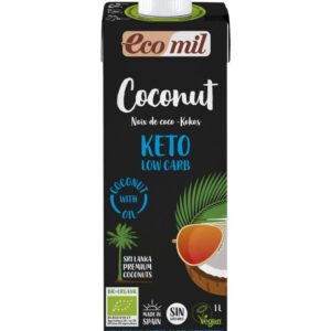 Bautura bio vegetala de cocos natur Keto, 1L Ecomil
