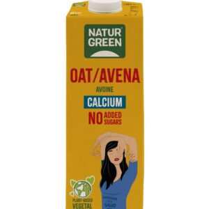 Bautura vegetala de ovaz cu calciu, fara zahar, 1000ml Natur Green