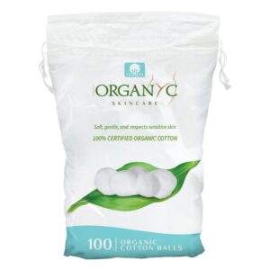 Bile de vata din bumbac organic 100 buc Organyc