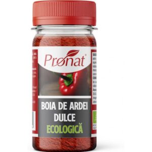 Boia bio de ardei dulce, 60g Pronat