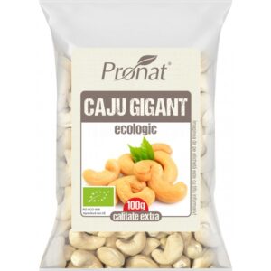 Caju intreg, natur, bio, 100g Pronat