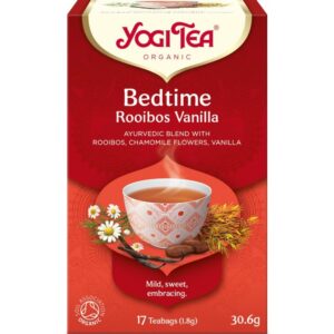 Ceai bio de Seara cu rooibos si vanilie, 17 pliculete 30.6g Yogi Tea