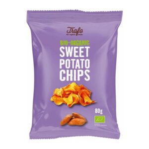 Chipsuri bio din cartofi dulci, 80g Trafo