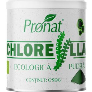 Chlorella bio pulbere, 90g Pronat