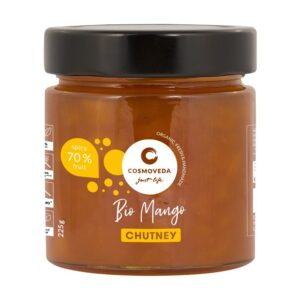 Chutney bio de mango, 225g Cosmoveda
