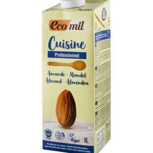Crema vegetala bio din migdale, pentru gatit, 1000ml Ecomil Cuisine