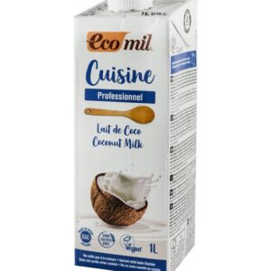 Crema vegetala bio pentru gatit pe baza de cocos, 1000ml Ecomil Cuisine