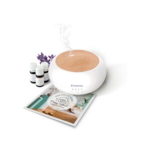 Esential-Zen Difuzor de arome si umidificator cu ultrasunete + 3 uleiuri esentiale Esentialaroms