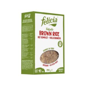 Farfalle bio din orez integral 250g Felicia