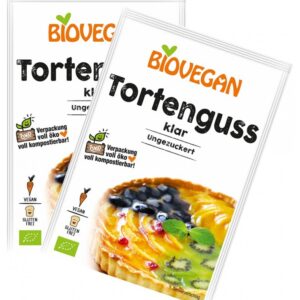 Glazura bio de gelatina transparenta, 2x6g Biovegan