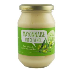Maioneza bio cu ulei de masline, 250ml Nur Puur