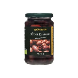 Masline Kalamata fara samburi, bio, 315g Epikouros