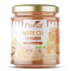 Miere cu ghimbir, 220g Pronat