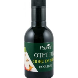 Otet bio din cidru de mere 5% aciditate, 250ml Pronat