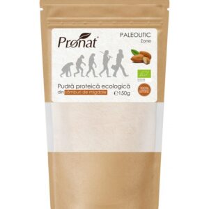 Pudra proteica bio din samburi de migdale, 150g Pronat