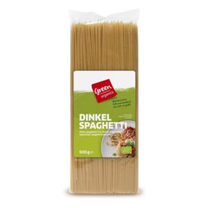 Spaghetti bio din grau spelta, 500g Green Organics