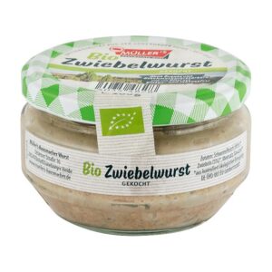 Specialitate bio din carne de porc cu ceapa, 160g