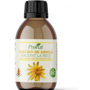 Ulei bio de arnica macerat la rece, 100ml Pronat