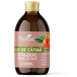 Ulei bio de catina presat la rece 100ml Pronat