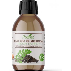Ulei bio din seminte de moringa presat la rece, 100ml Pronat