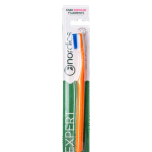 Periuta de dinti Expert Curve 6580 filamente - medie - portocaliu Nordics
