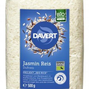 Orez jasmin alb bio wildlife friendly 500g Davert