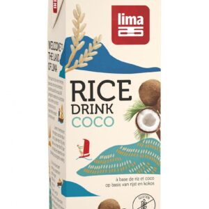 Bautura vegetala de orez cu cocos bio 1l Lima