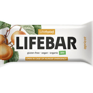 Baton cu caise bio 40g Lifebar