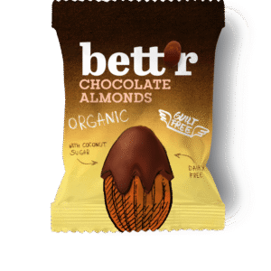 Migdale invelite in ciocolata bio 40g Bettr