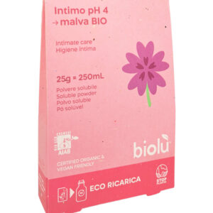 Gel pentru igiena intima cu nalba pudra - refill ecologic 25g Biolu