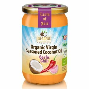 Ulei de cocos cu usturoi si chilli bio 190ml Dr. Goerg
