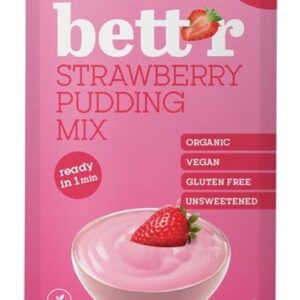 Mix pentru budinca cu capsuni bio 30g Bettr