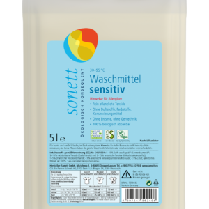 Detergent lichid pentru rufe sensitive ecologic 5l Sonett